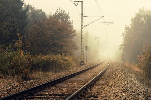 Photo Of An Empty Rail Road