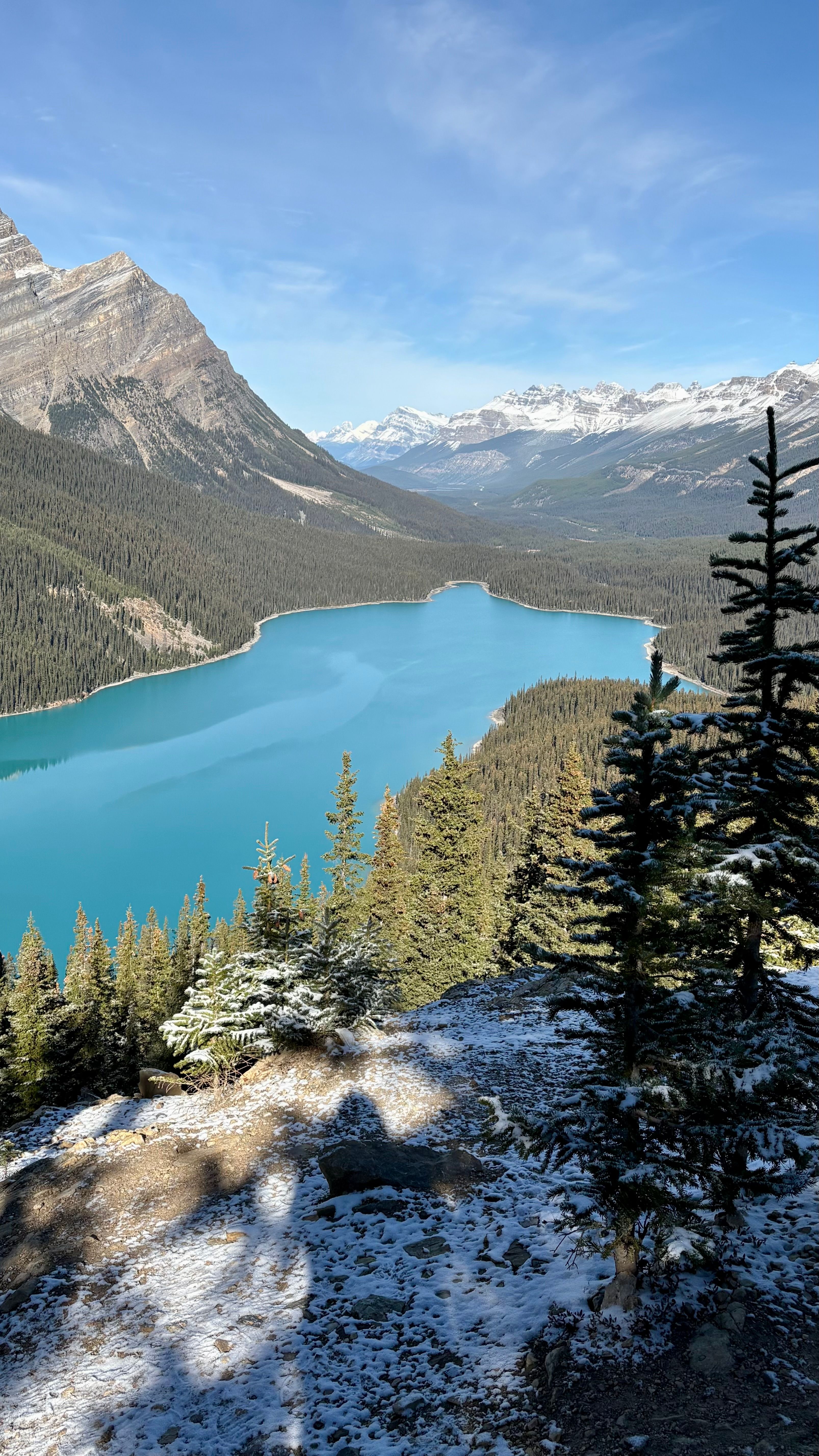 Scenic View of Peyto Lake in Banff National Park · Free Stock Photo