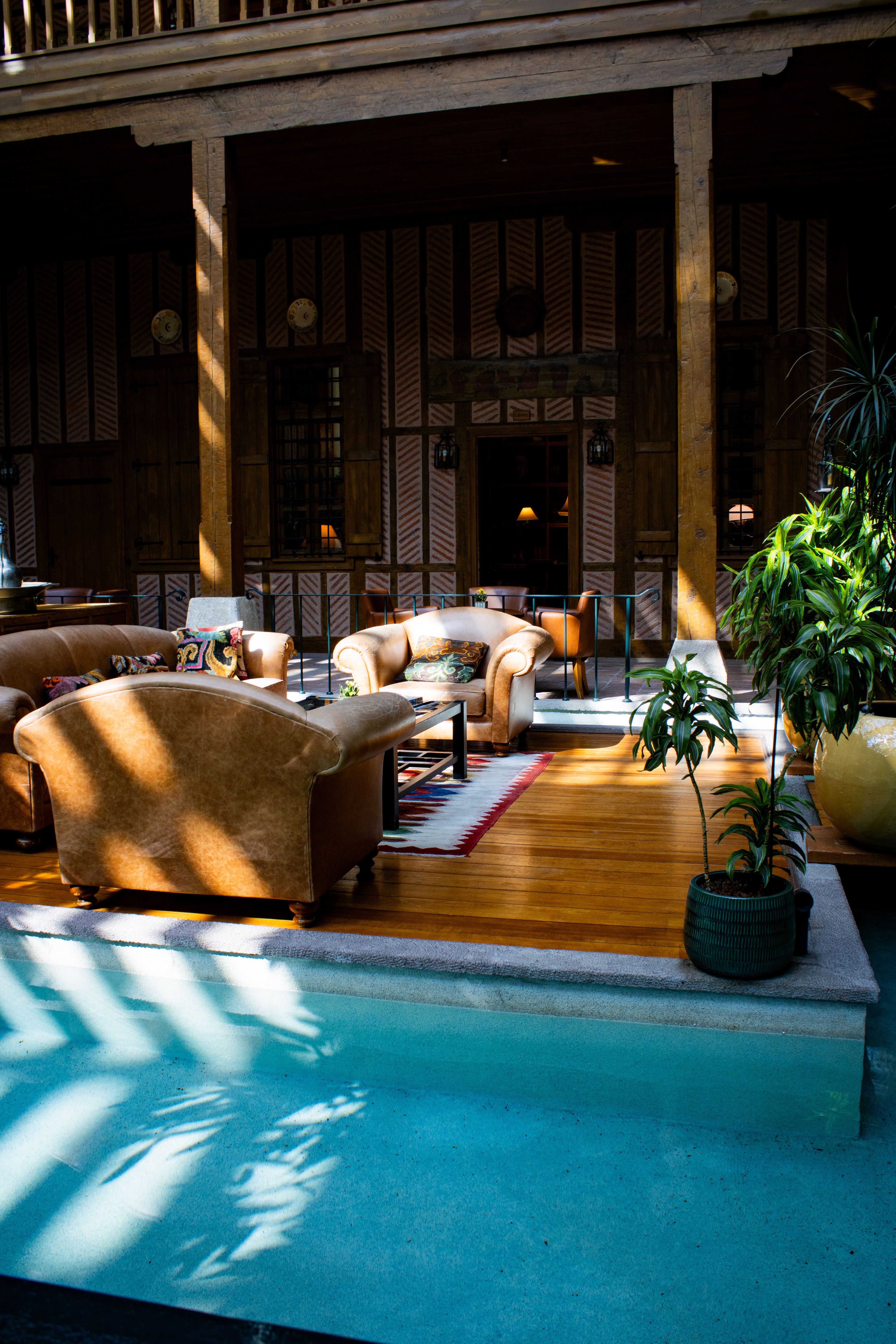 The lounge in afternoon sun