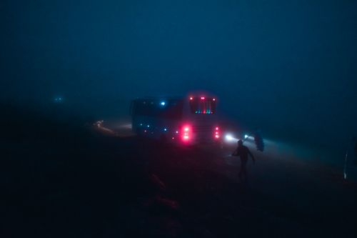 Free stock photo of bus, kerala, night Stock Photo