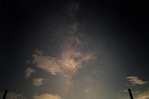 Free Beautiful Milky Way in Akumal, Mexico. Ideal for astro enthusiasts and night sky lovers. Stock Photo