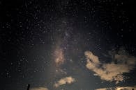Starry Milky Way Over Akumal Night Sky