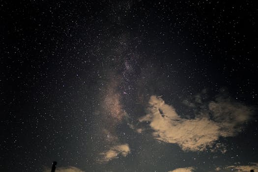 Stunning view of the Milky Way galaxy shining brightly over Akumal, Quintana Roo, México.