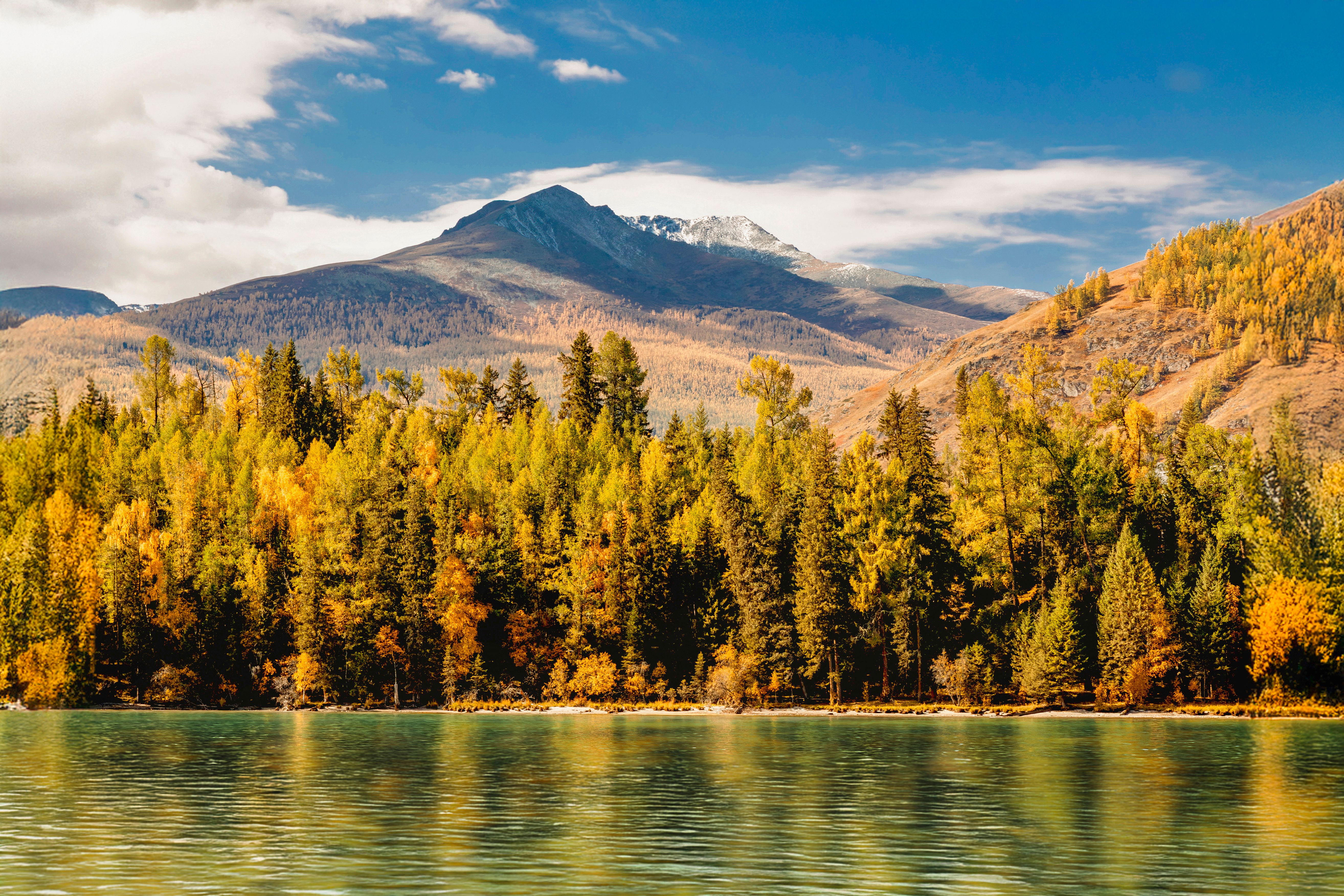 Majestic Autumn Mountain Landscape Reflected in Lake · Free Stock Photo