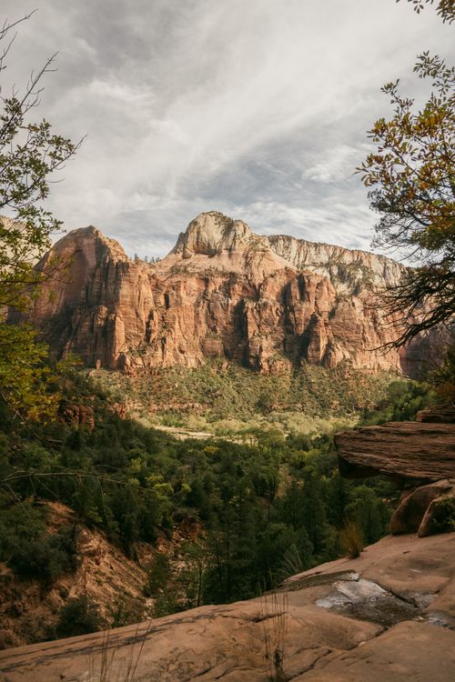 Free Stunning view of the rocky cliffs in Zion National Park, Utah, captured during the day. Stock Photo