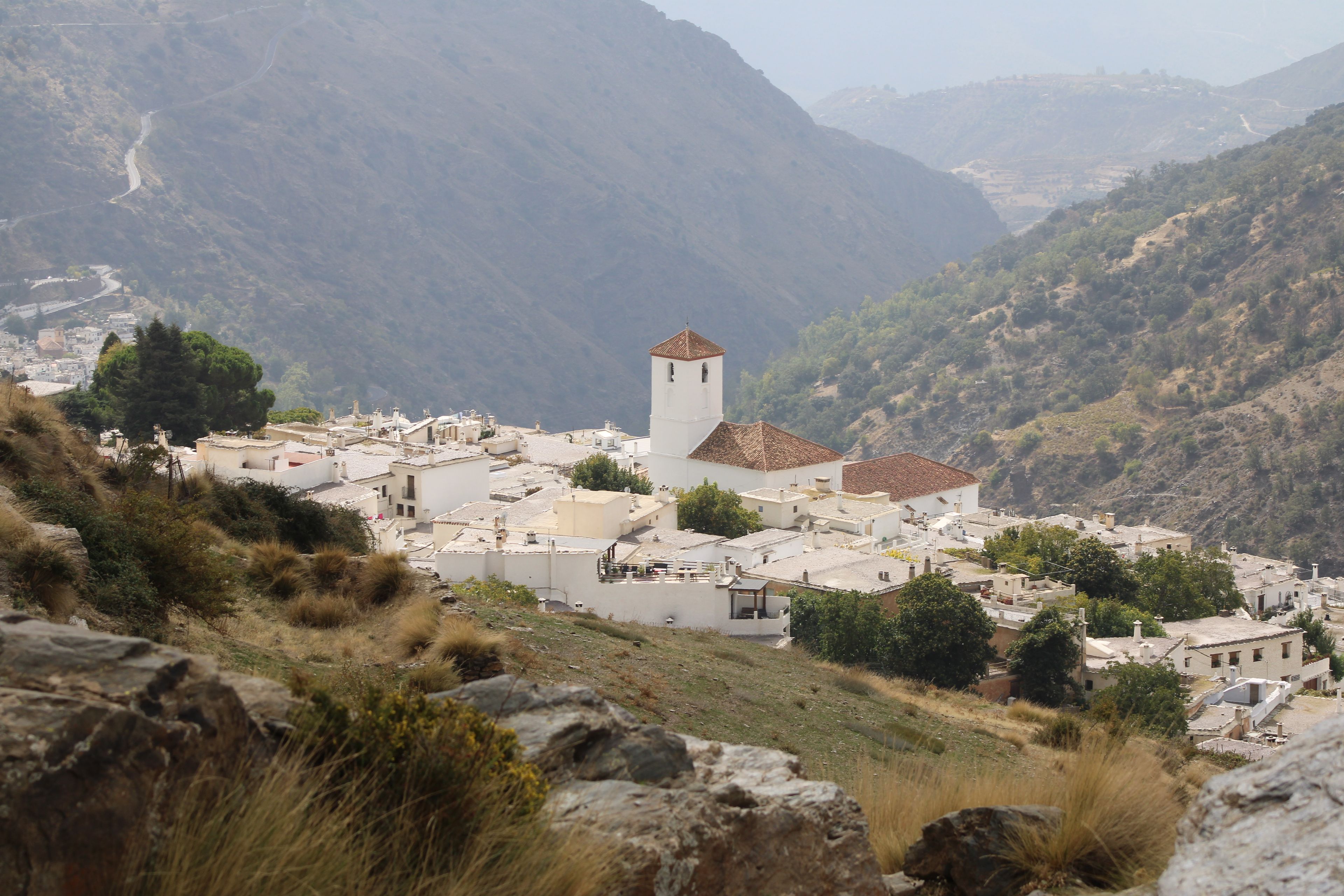 Alpujarras mountain village terraced
