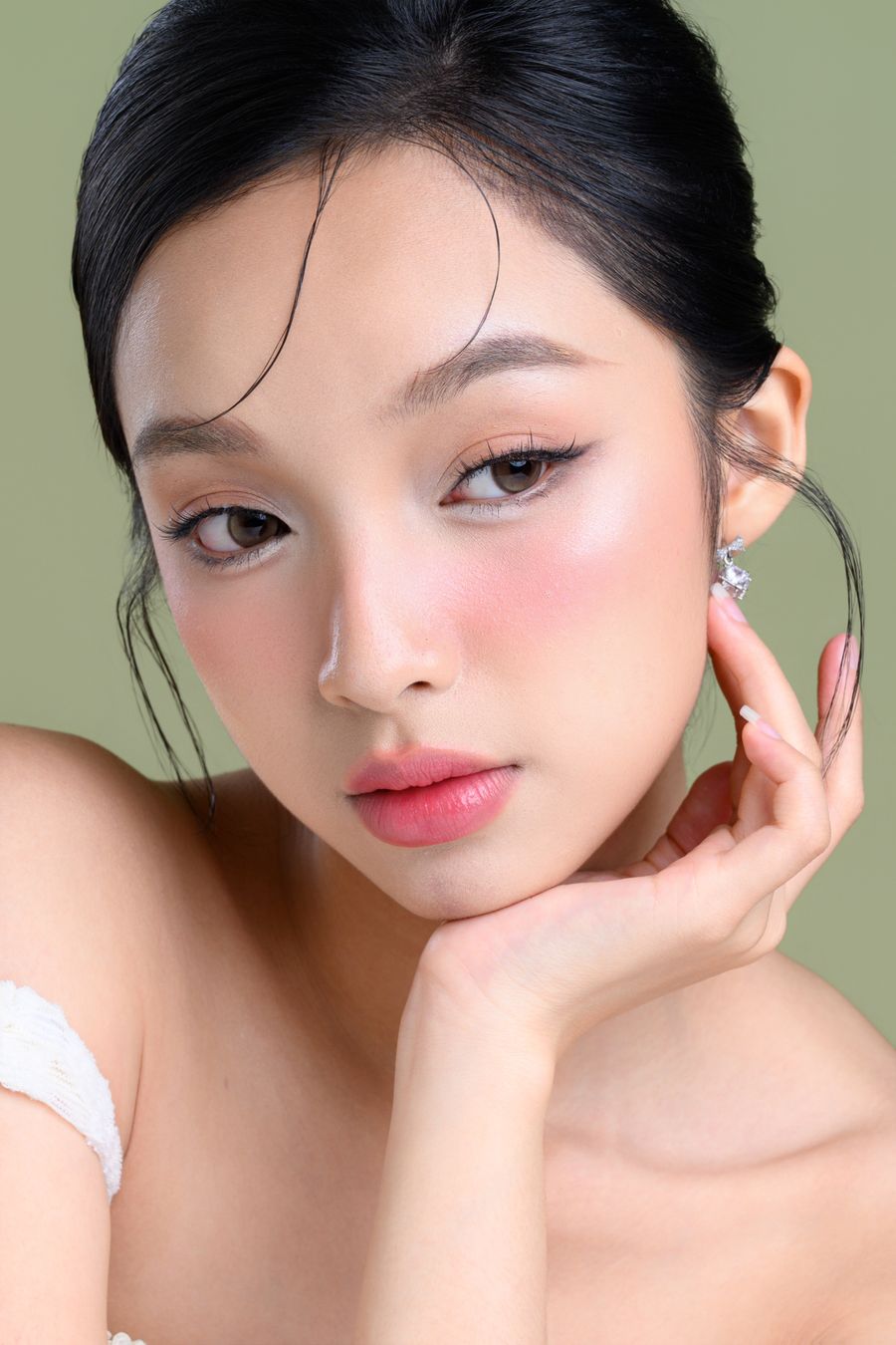Maquillaje femenino suave