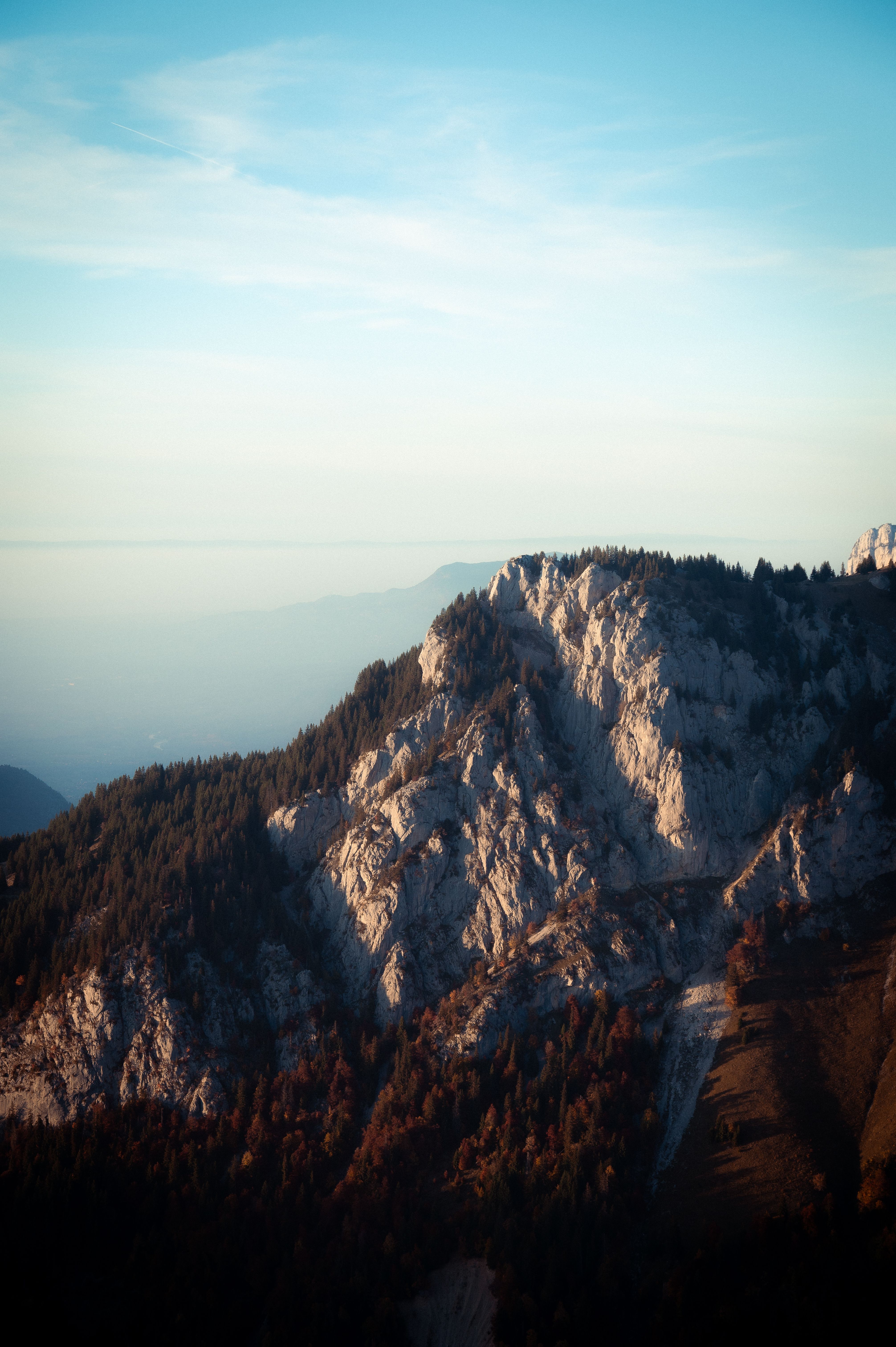 Breathtaking view of the rugged alpine mountains at Le Grand-Bornand during daylight.
