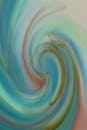 Abstract Colorful Swirl Artwork in Soft Hues