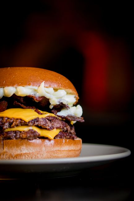 flying dutchman burger no bun cheeseburger stack