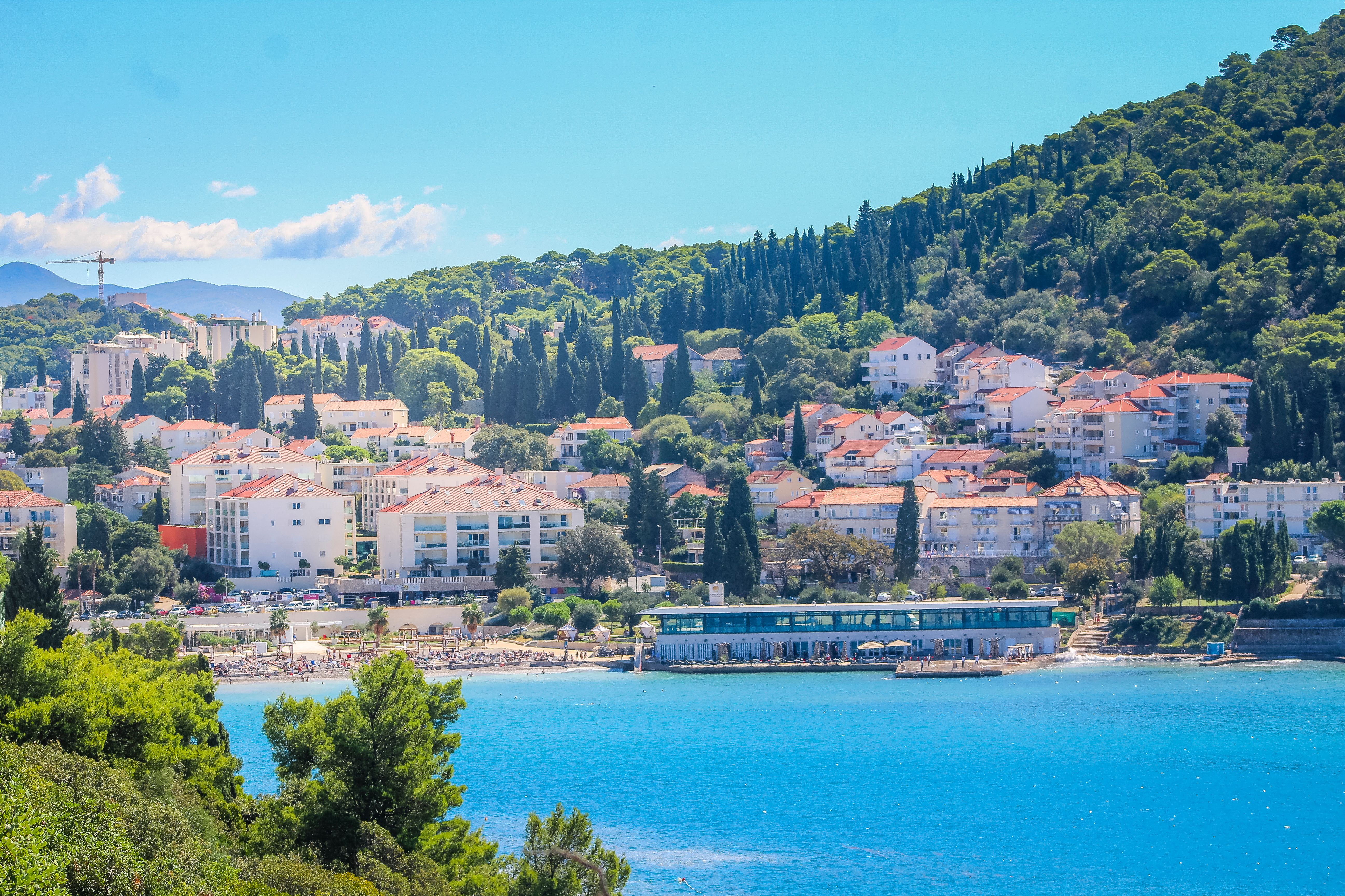Scenic Mediterranean Coastal Village View · Free Stock Photo