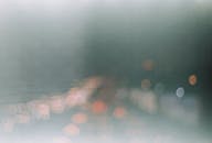 Blurred Night Traffic Lights Bokeh in Istanbul