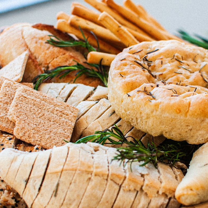 Rosemary Sourdough Discard Crackers