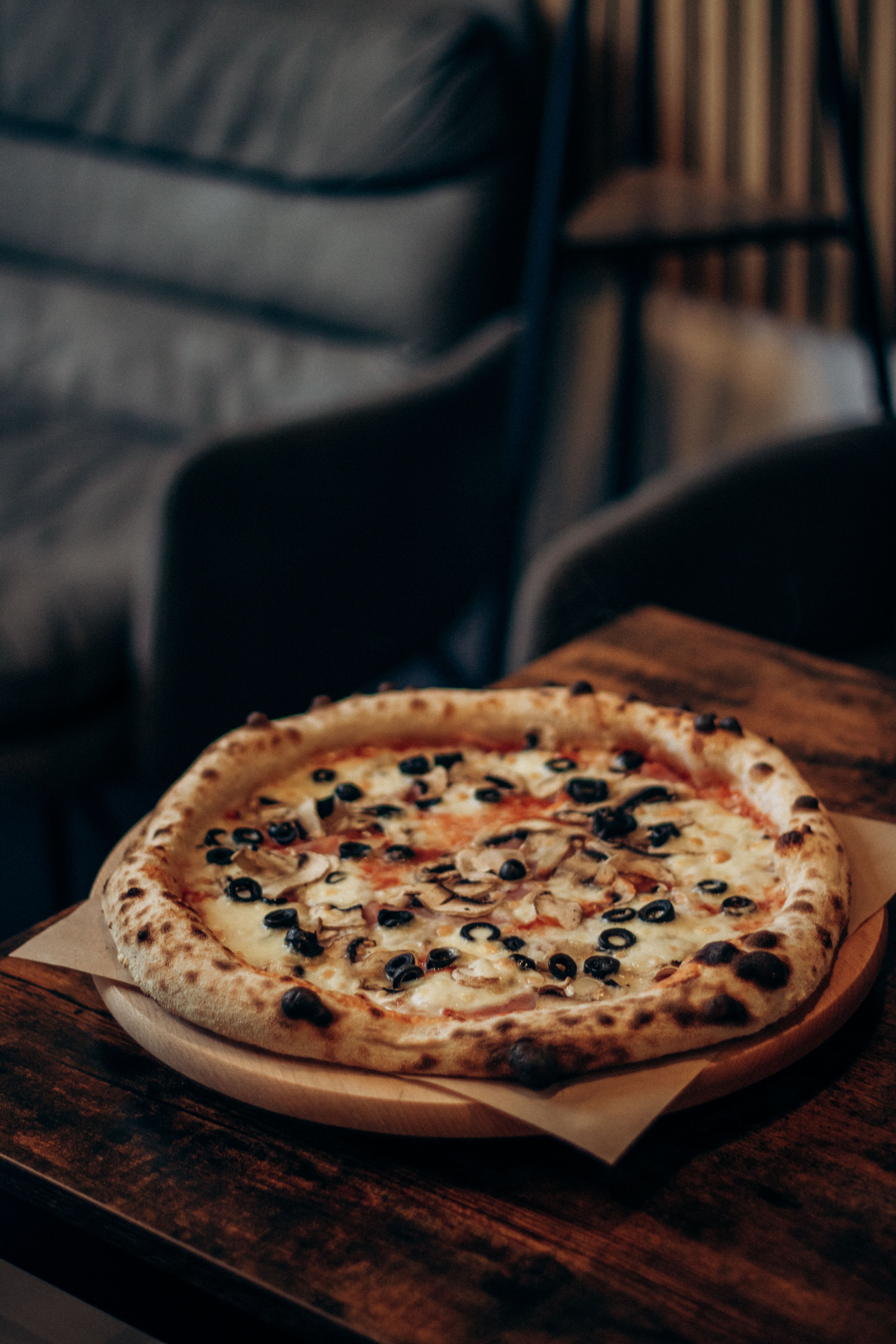 Fresh pizza at Croudace Pizza & Burger