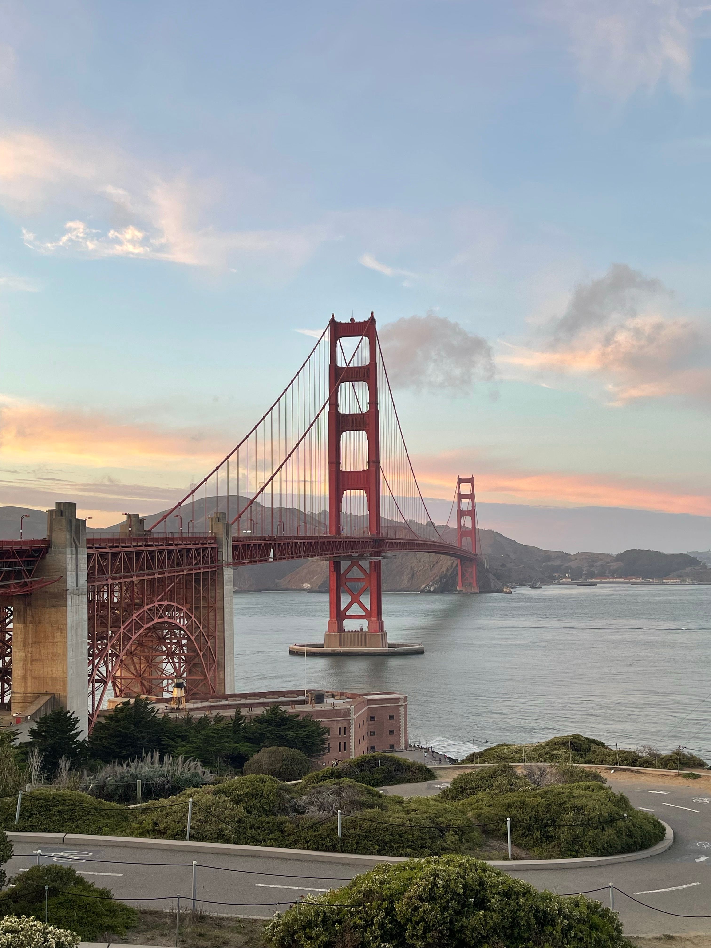 Golden Gate Bridge at Sunset in San Francisco · Free Stock Photo
