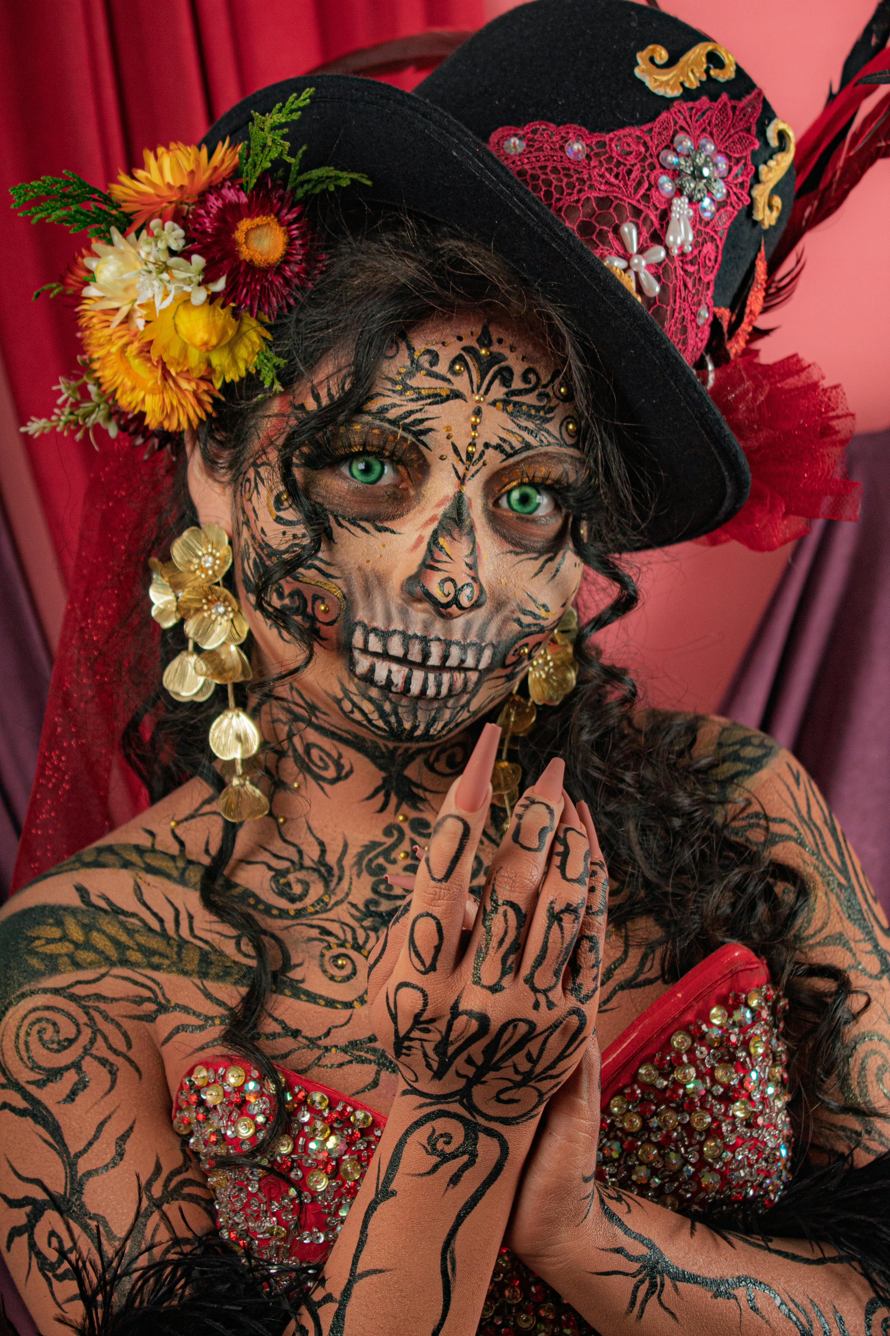 7 Tattoo Ideas | sugar skull tattoos, skull tattoos, girl tattoos, image size:3456x5184