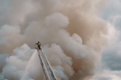 A Fireman At Work