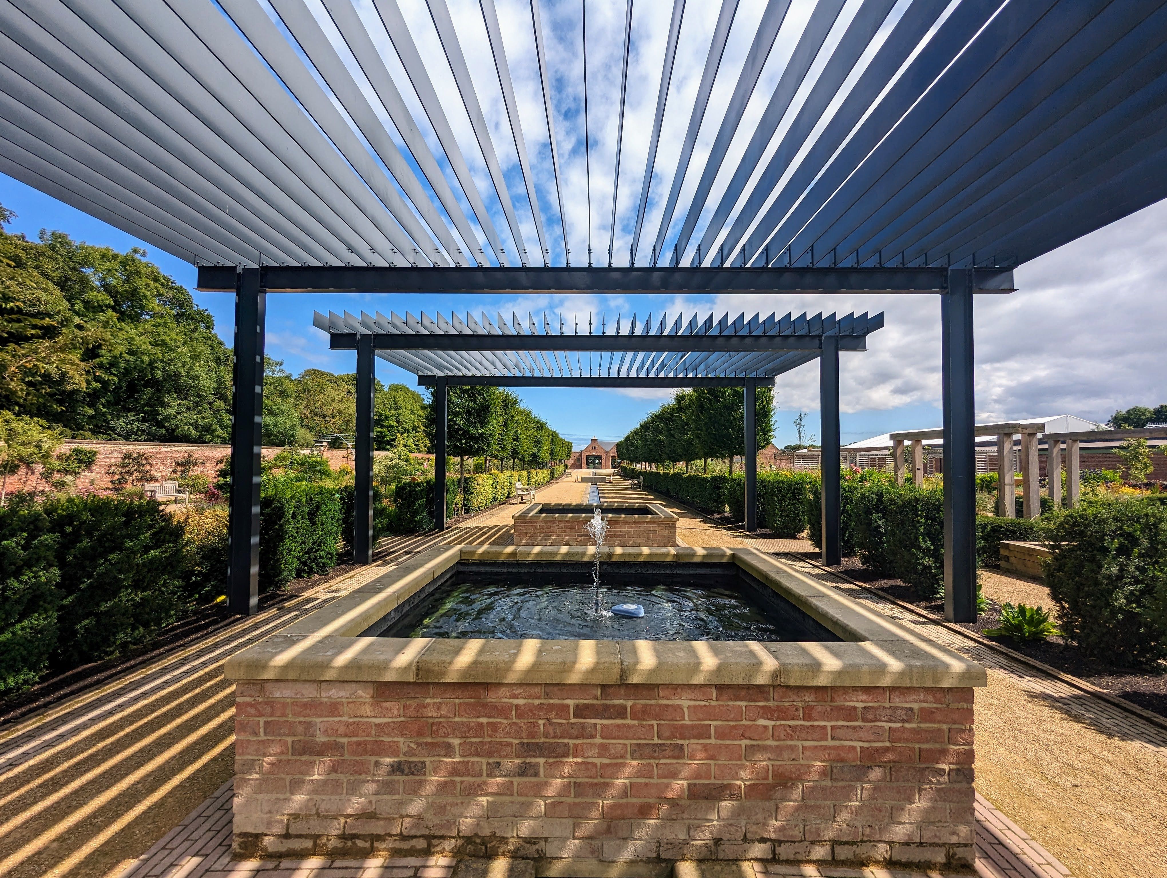Détail Pergola en aluminium à Braine-l'Alleud - Creative Solution