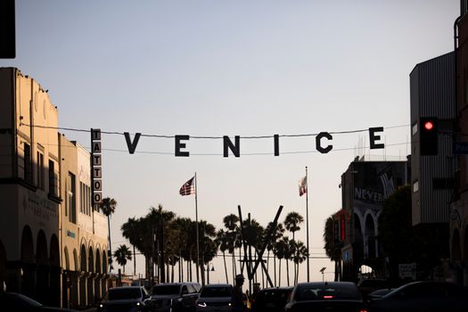 Venice Beach and boardwalk morning — Los Angeles