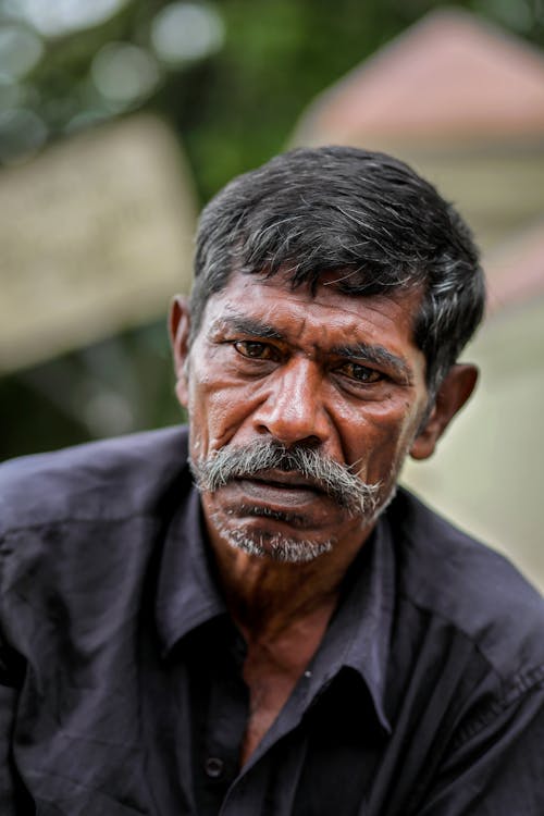 Free Portrait Photo Of An Old Man  Stock Photo