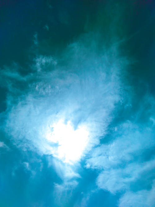 Free stock photo of beautiful sky, blue, sun