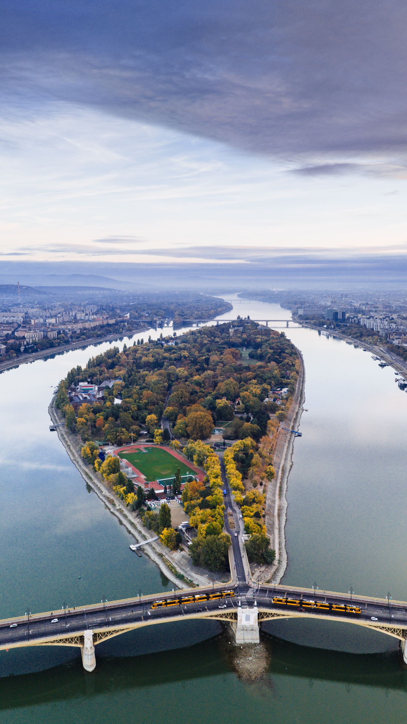 Cazare în Budapesta: Insula Margareta văzută de sus