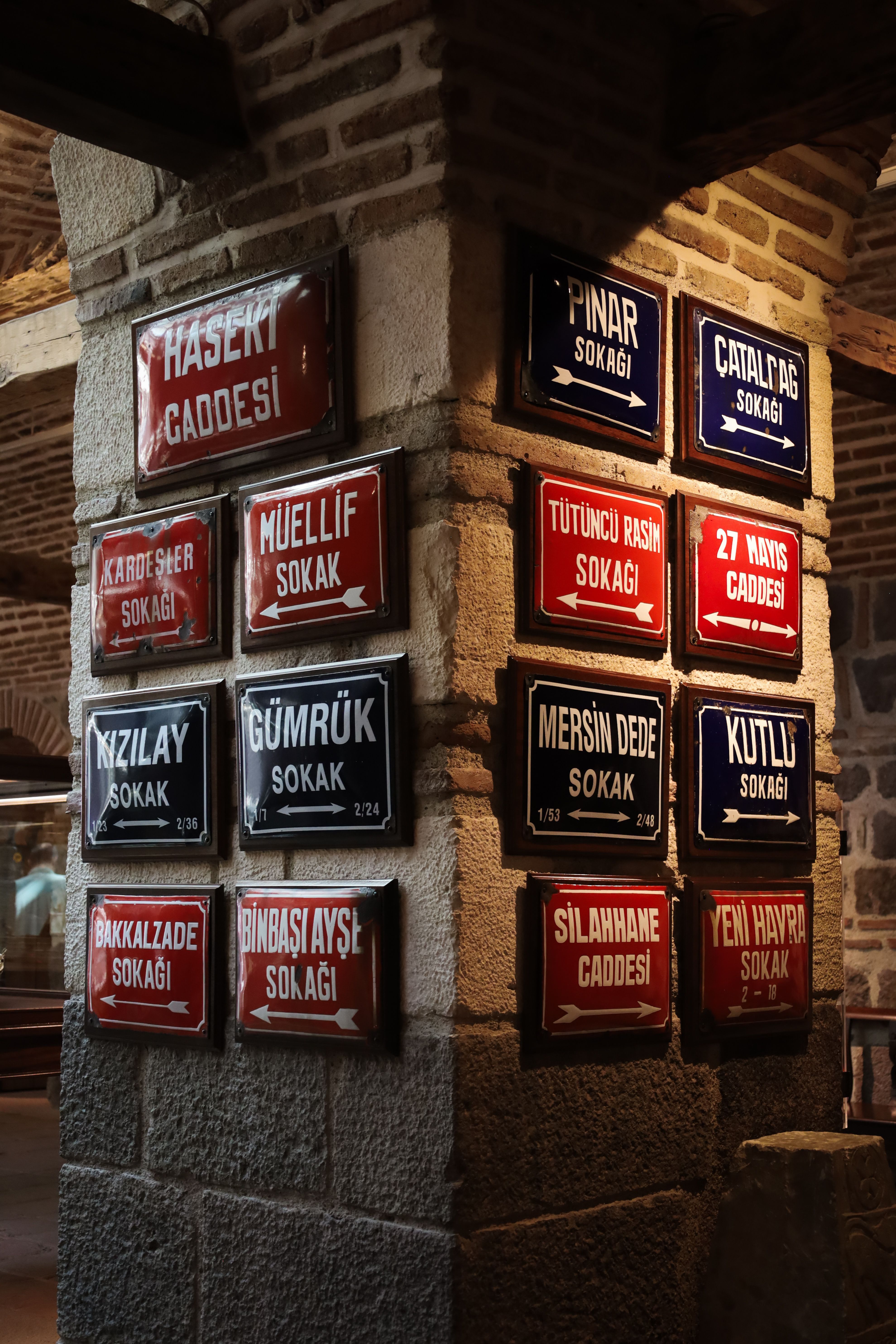 Decorative Street Sign Display in Ankara · Free Stock Photo