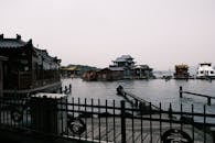 Traditional Floating Pagodas on West Lake, Hangzhou