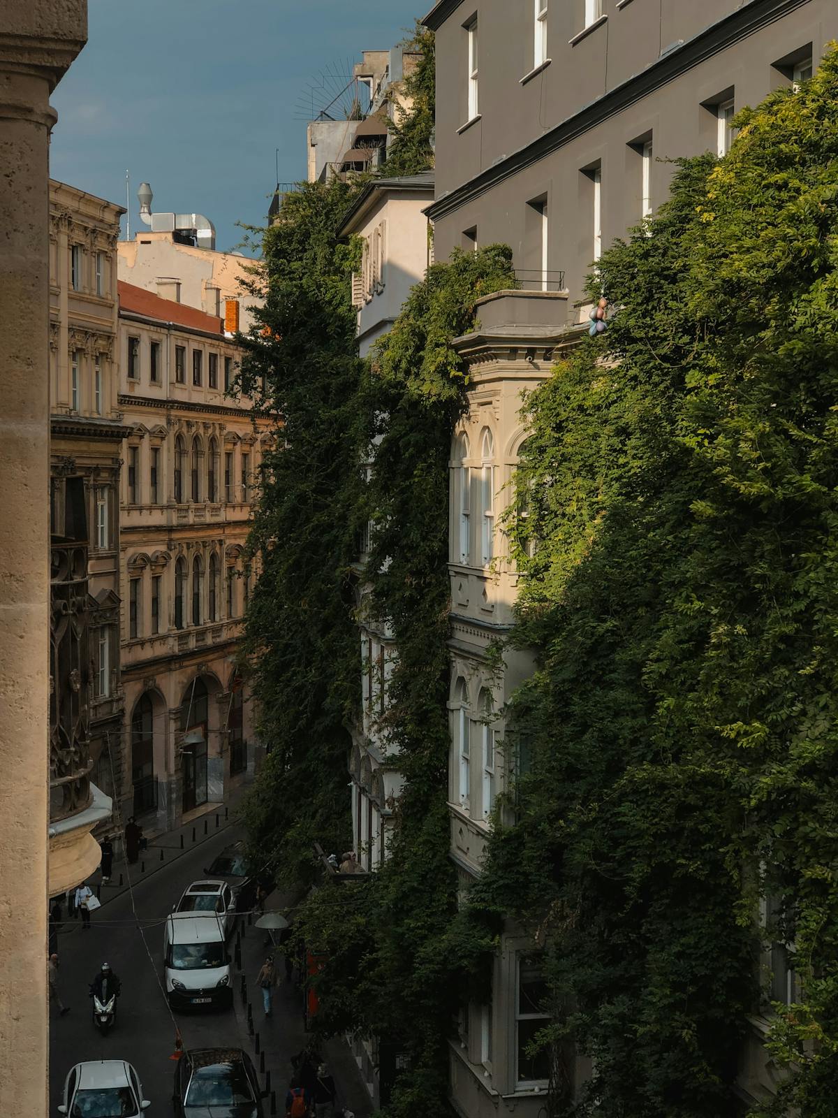 مسجد كبير في ضوء الغروب