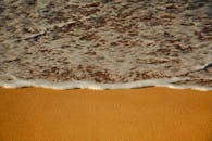 Golden Beach Shoreline at Sunset in Casablanca