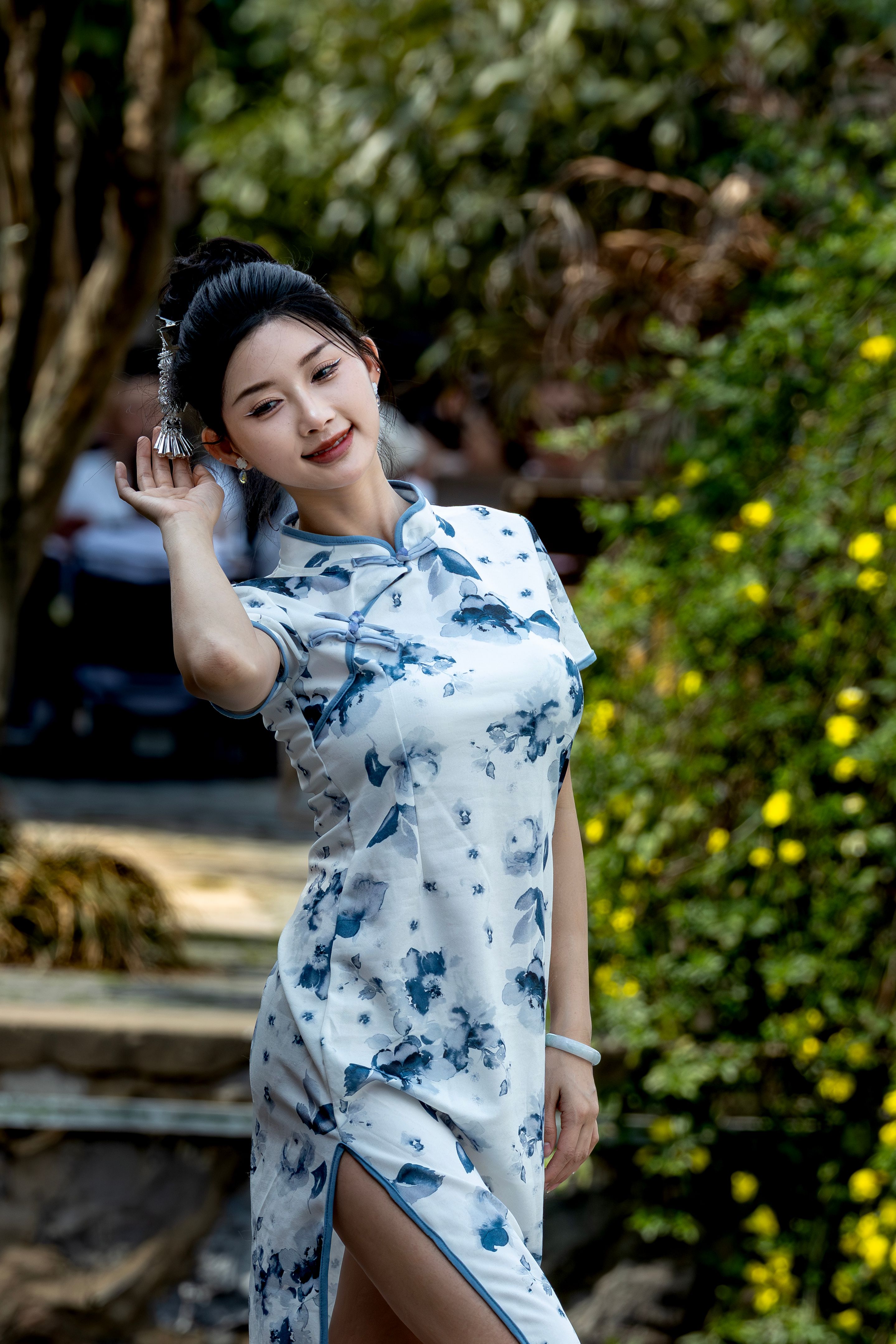 elegant plain dress Elegant Lady's Choice, Chinese Cheongsam Qipao Dress – YURU CHINA