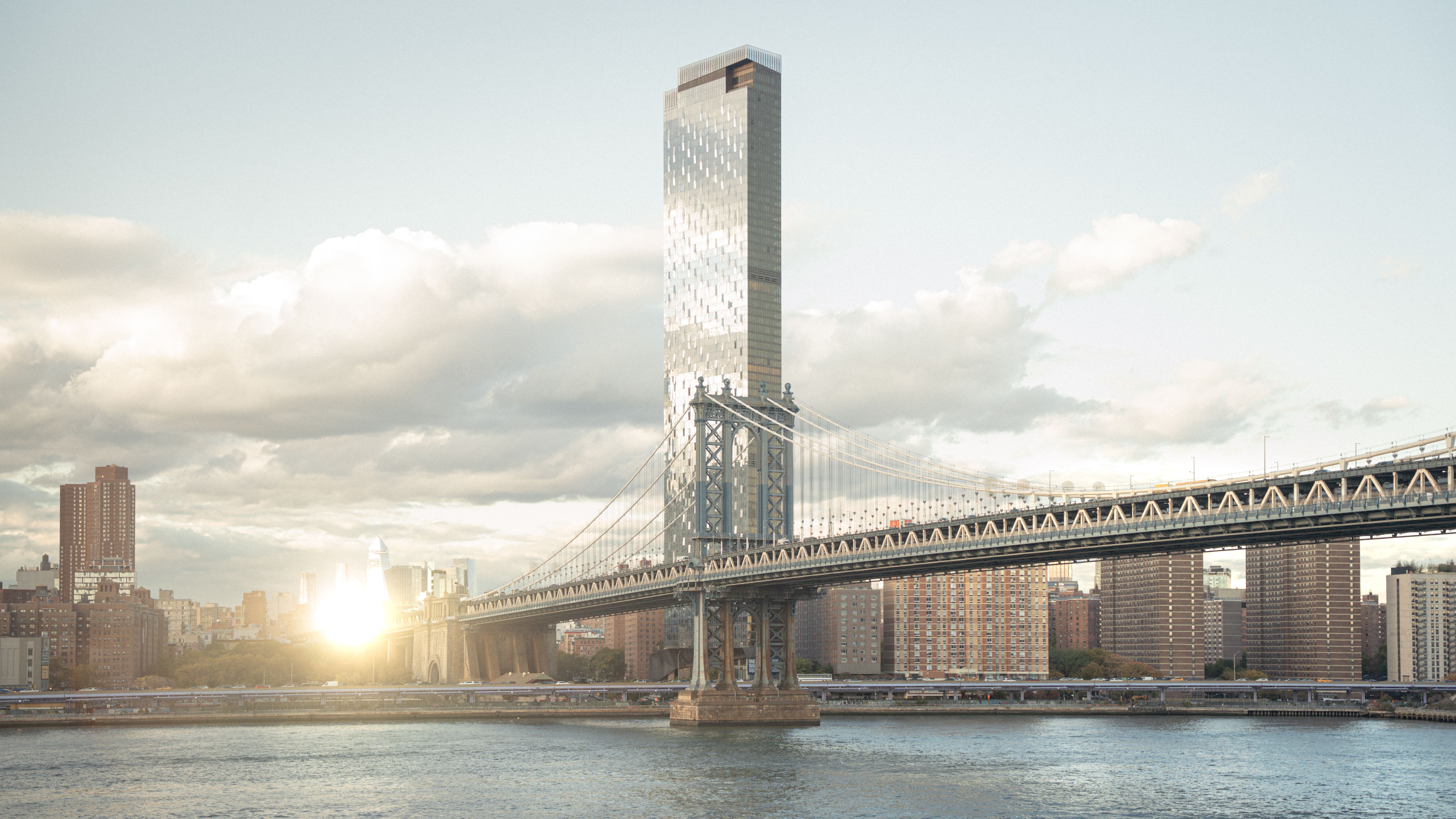 Manhattan Bridge at Sunset in New York City · Free Stock Photo