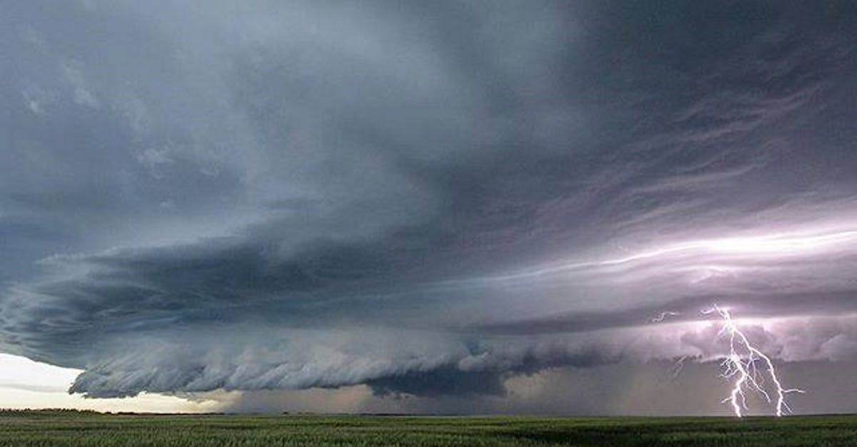 Free stock photo of fork lightning, lightning, prairie field