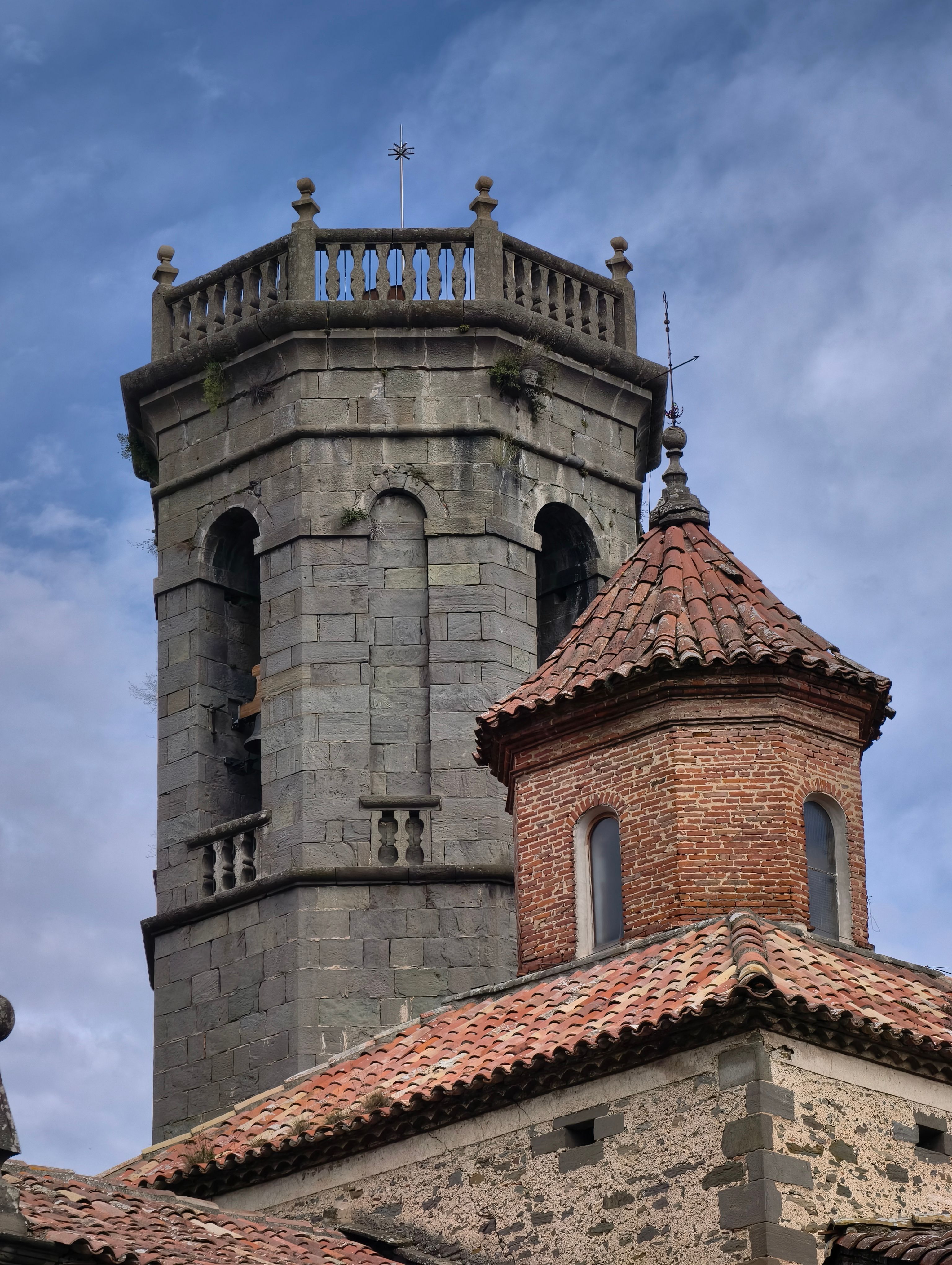 Historic Stone Tower Against Blue Sky · Free Stock Photo
