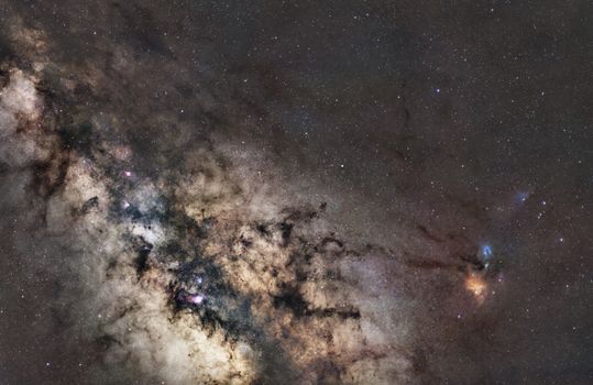 Stunning capture of the Milky Way galaxy from Mount Forest, Ontario, displaying a vibrant night sky.