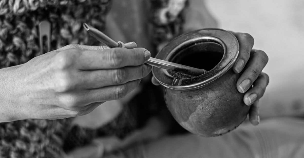 Close-up of Traditional Mate Ritual in Uruguay · Free Stock Photo