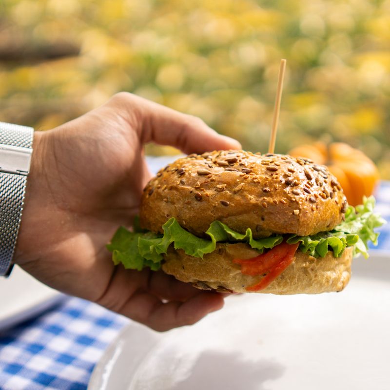 Baked Quinoa Veggie Burgers