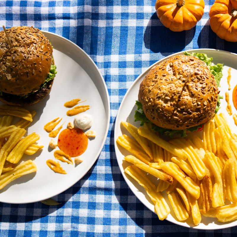 Barley and Black Eyed Pea Burgers