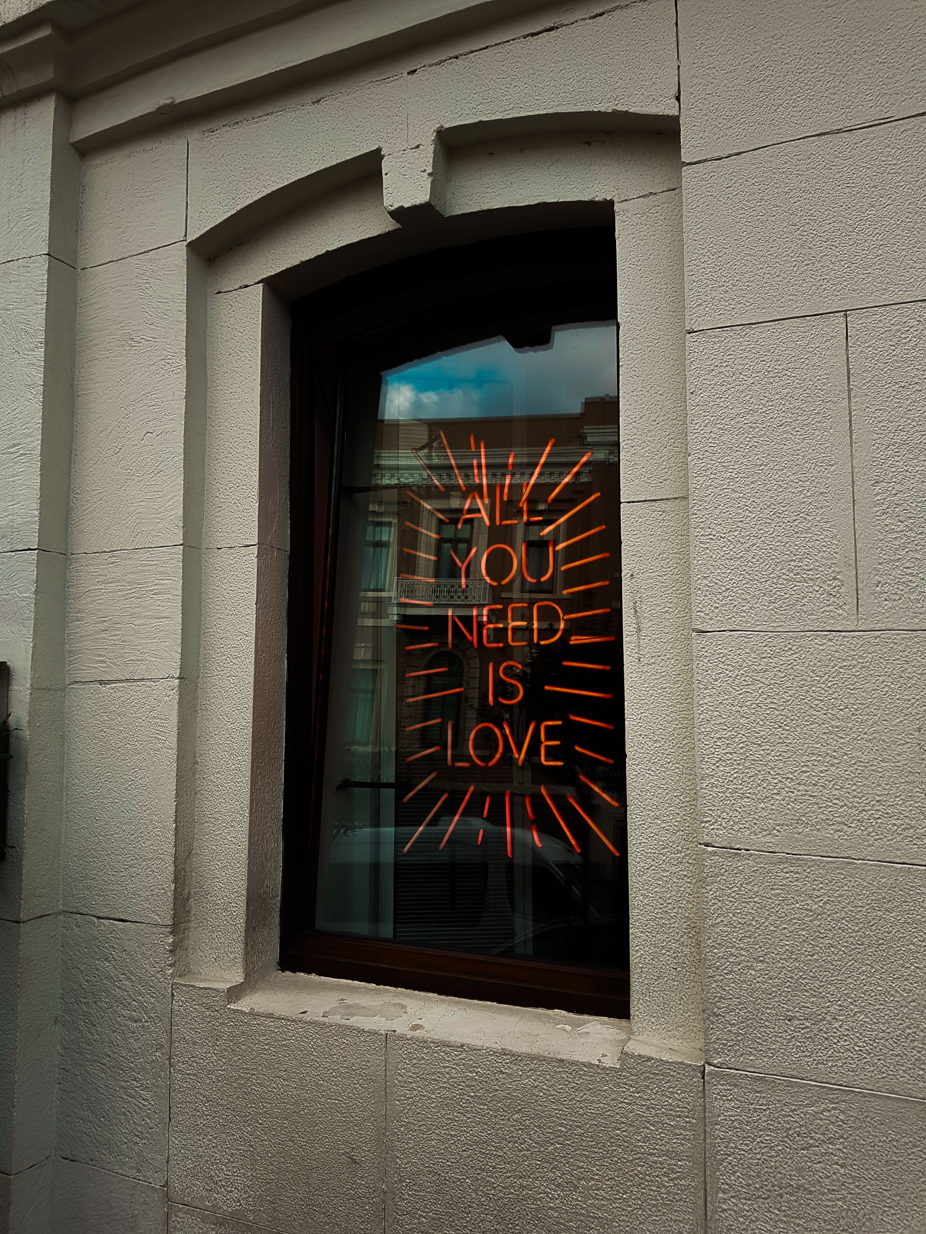 Neon Signage on a Window · Free Stock Photo