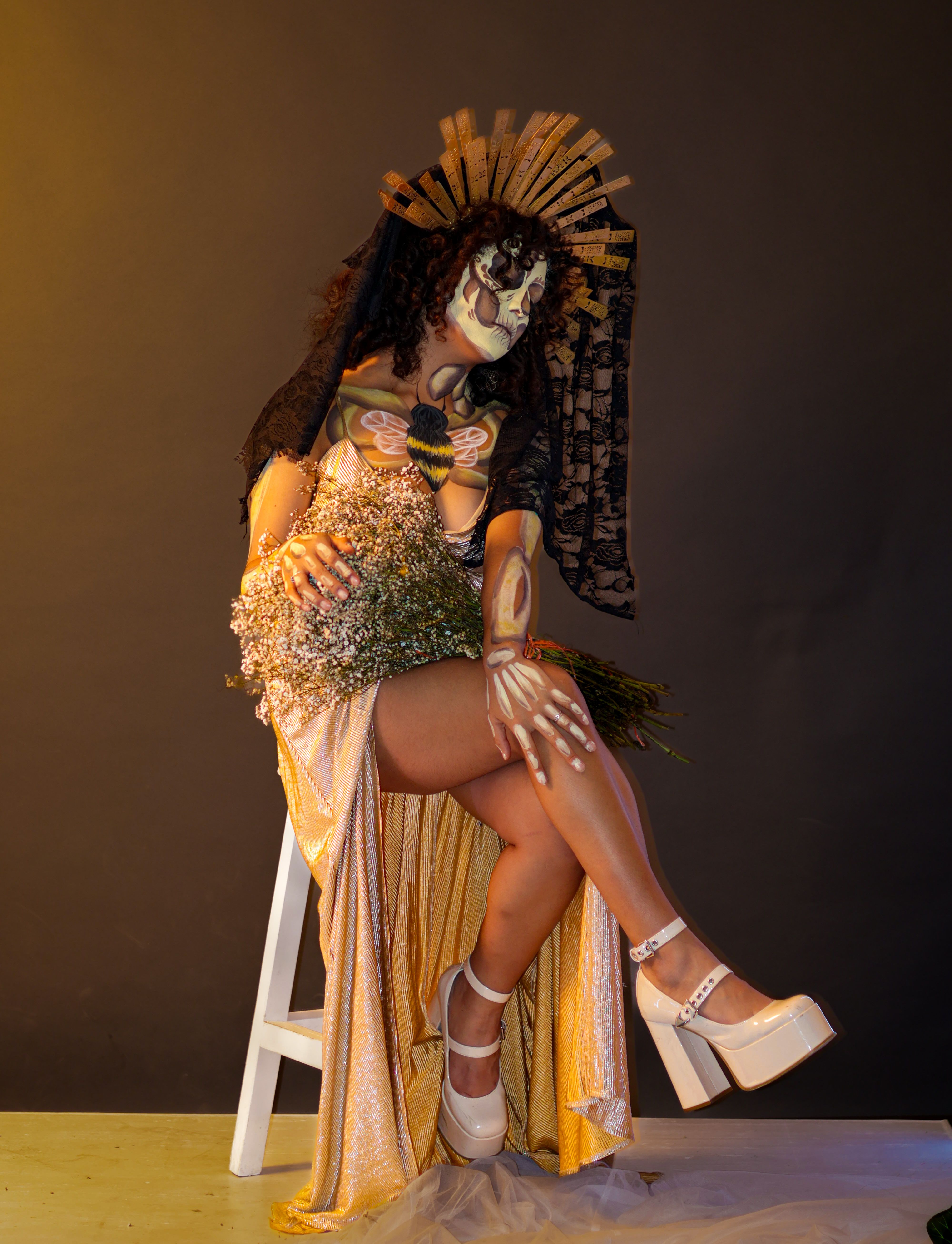 Artistic Portrait of Model with Unique Costume · Free Stock Photo