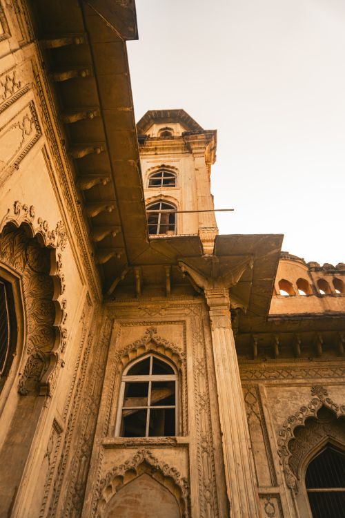 Free A captivating view of historical architecture in Lucknow, showcasing intricate design and cultural heritage. Stock Photo