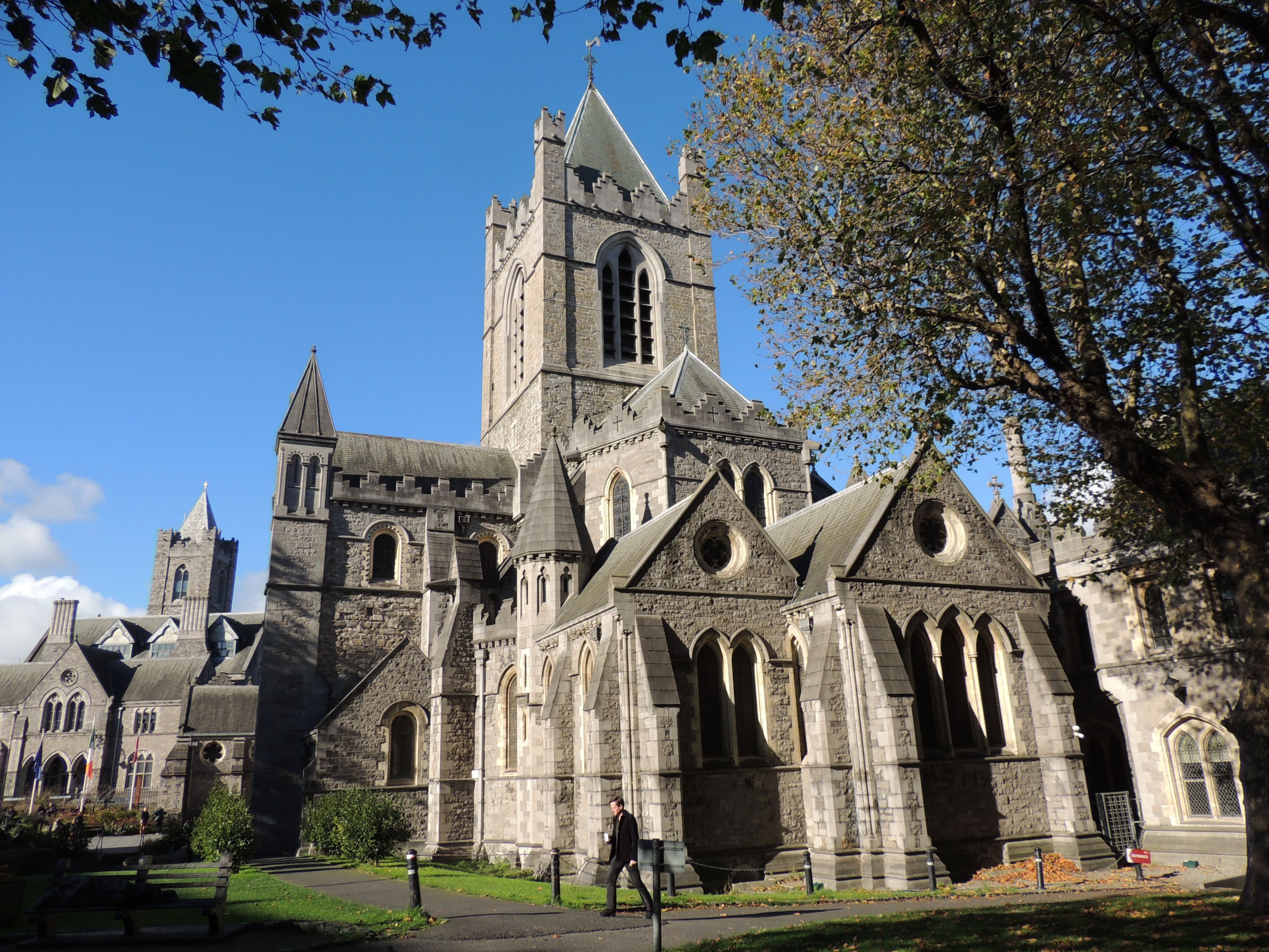 Dublin cathedral spire street