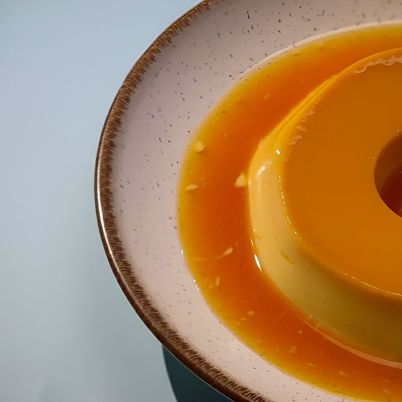 Spanish Flan with Apricot and Anise Syrup