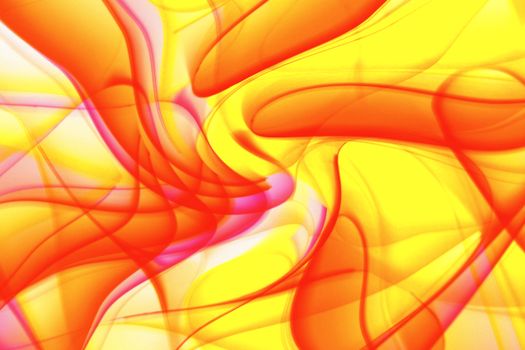 Colorful abstract art with swirling red and yellow patterns creating a dynamic visual effect.