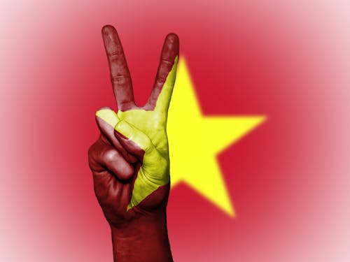 Free Peace Sign Hand Stock Photo