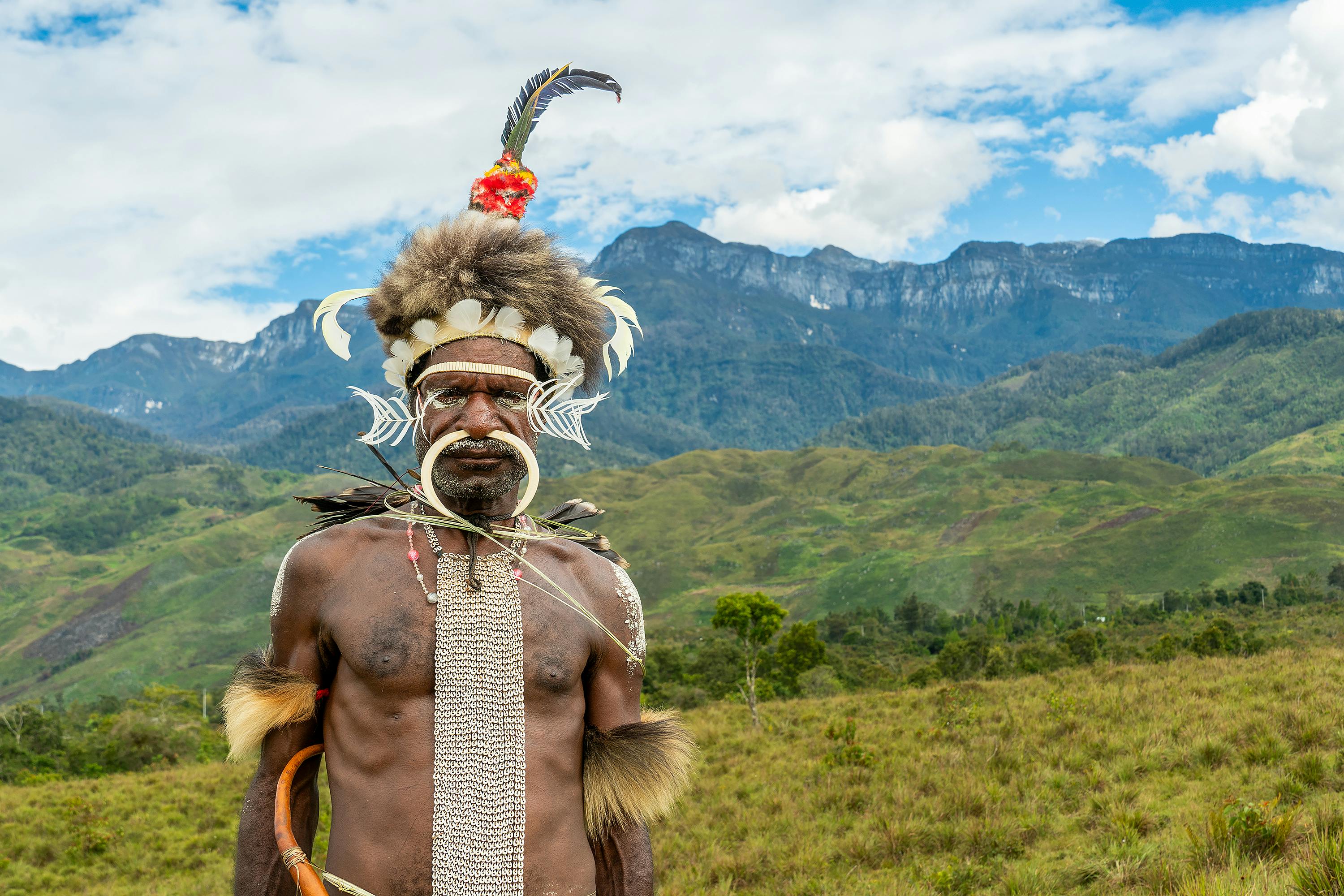 meanwhile, baliem valley has tribe people.