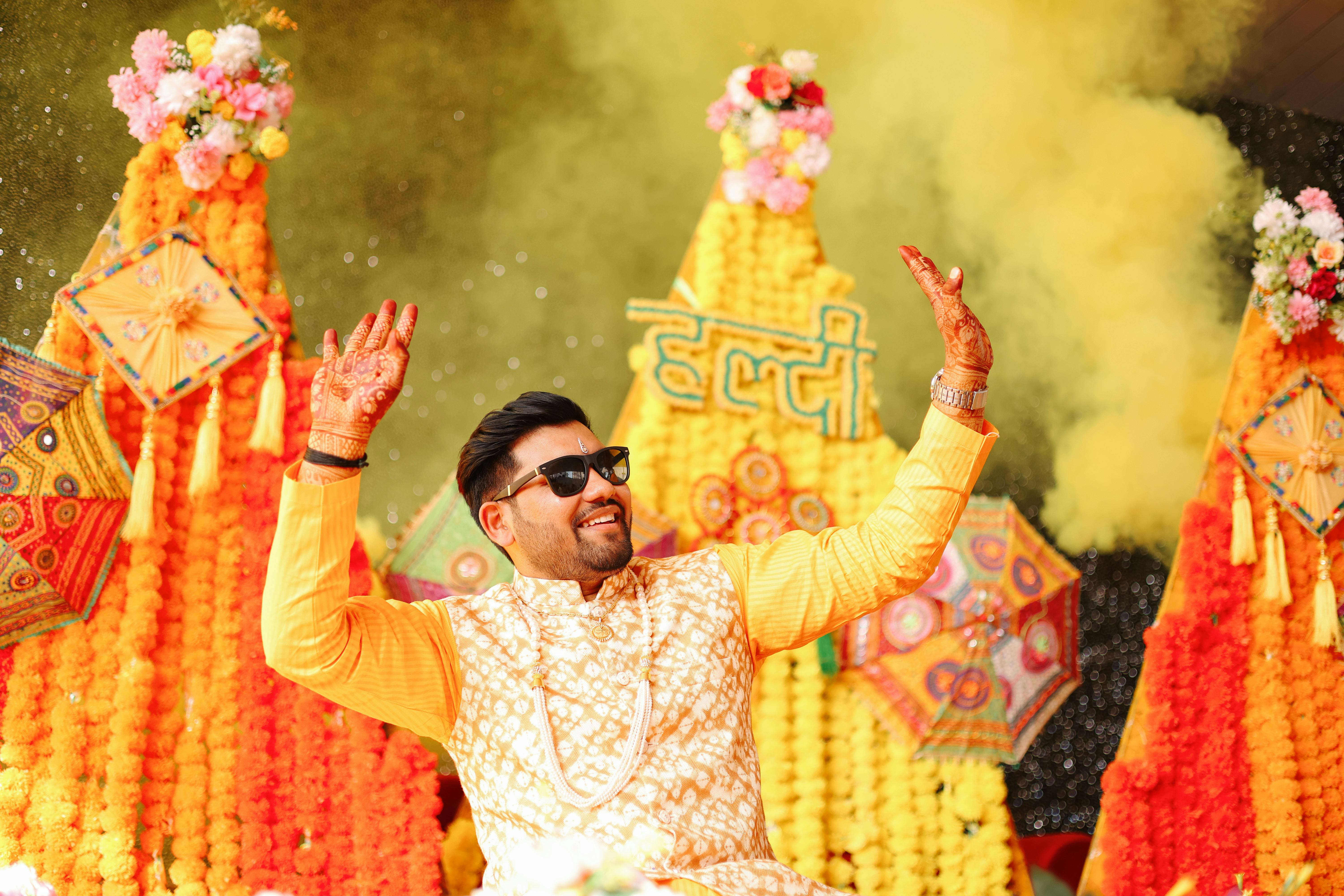 Haldi Ceremony Setup