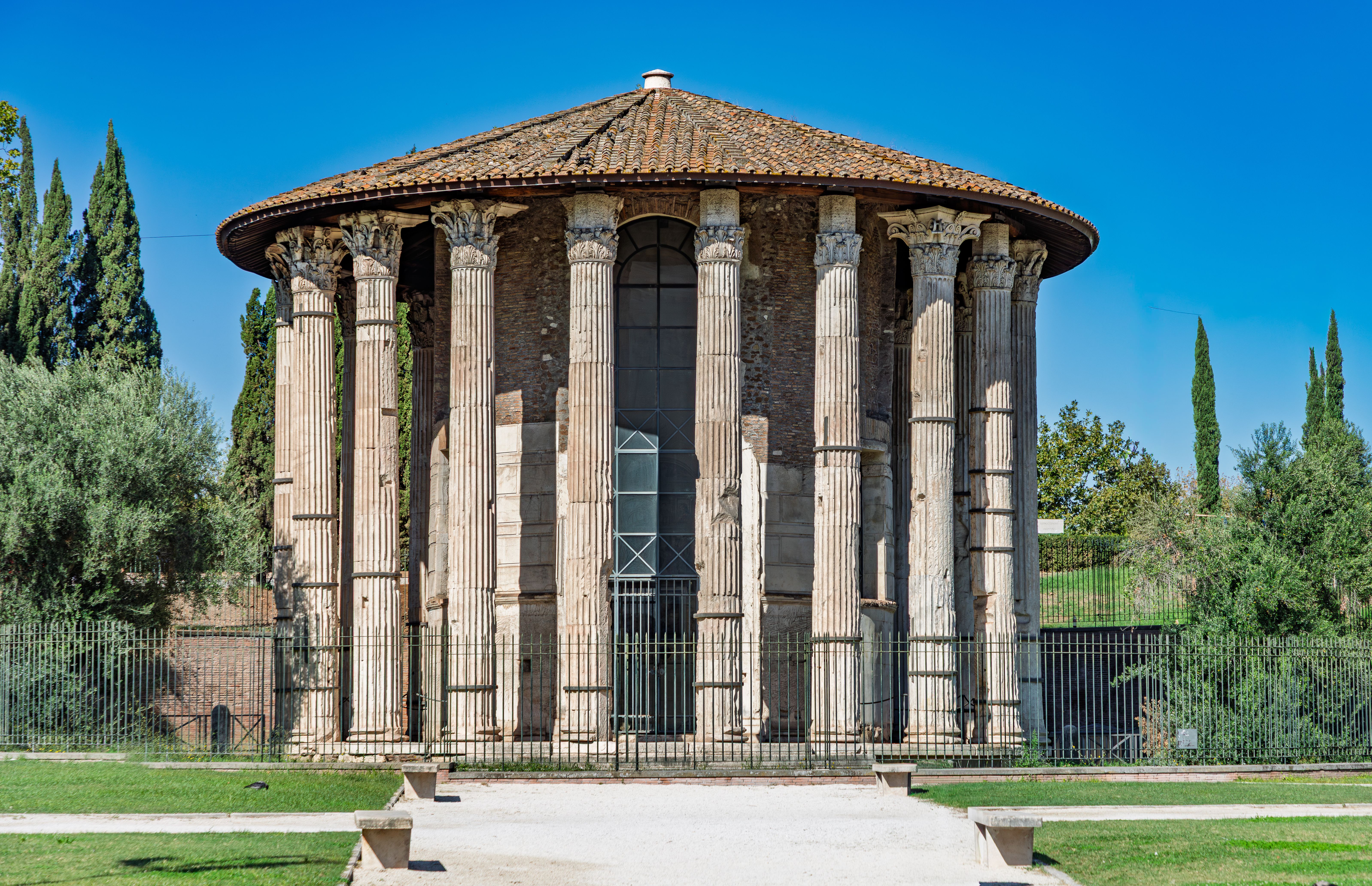 Temple of Hercules Victor, Rome Iconic Ancient Architecture · Free ...