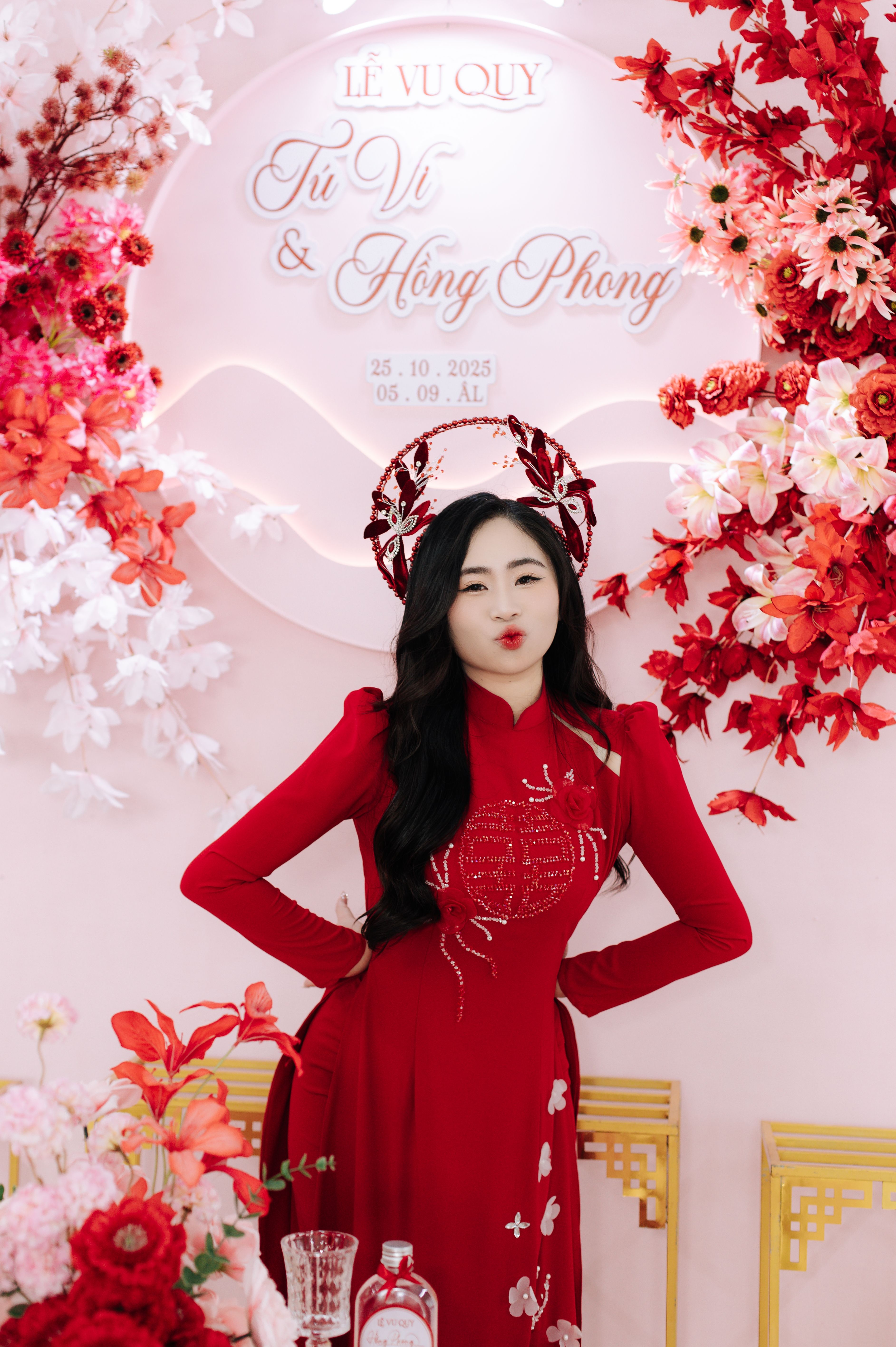 Traditional Vietnamese Wedding Celebration  Free Stock Photo