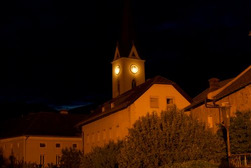 Free Stadtpfarrkirche Mariä Himmelfahrt in Gmünd Stock Photo